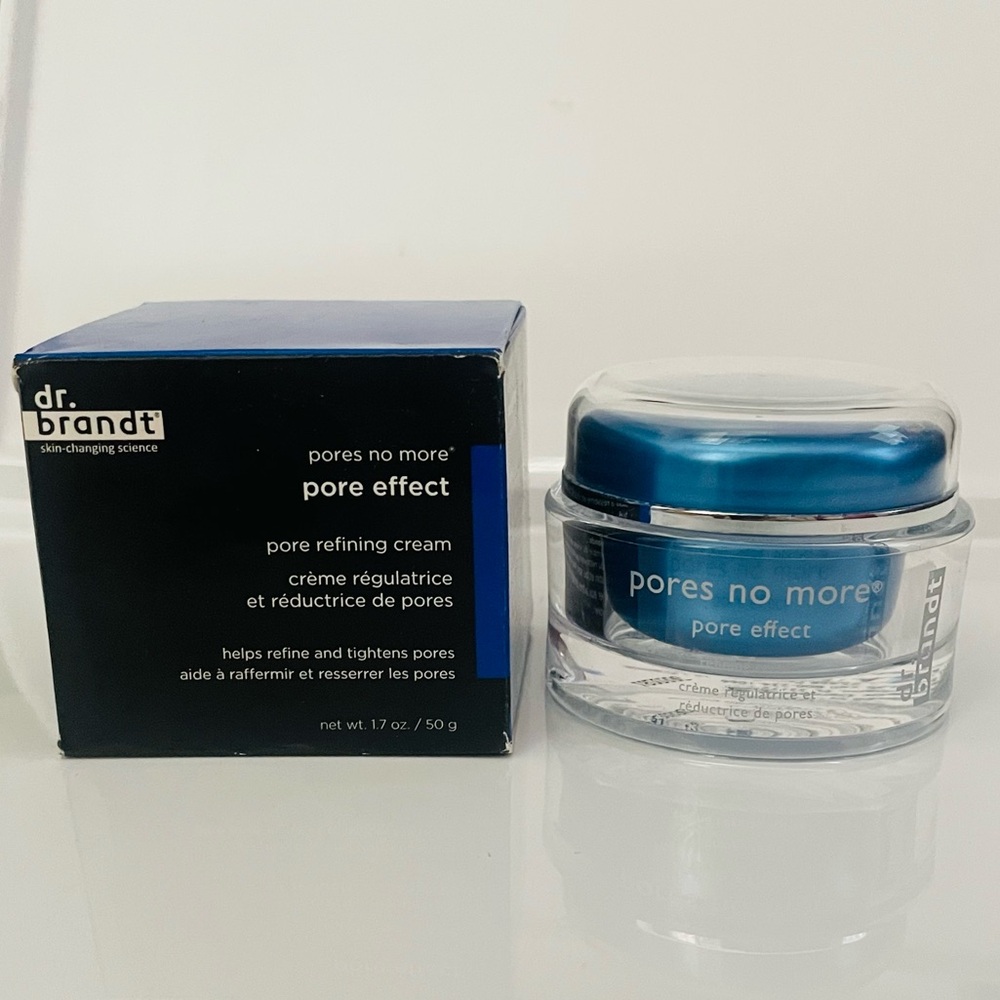 NIB Dr. Brandt Pores No More Pore Effect Refining Cream New In Box 1.7 oz